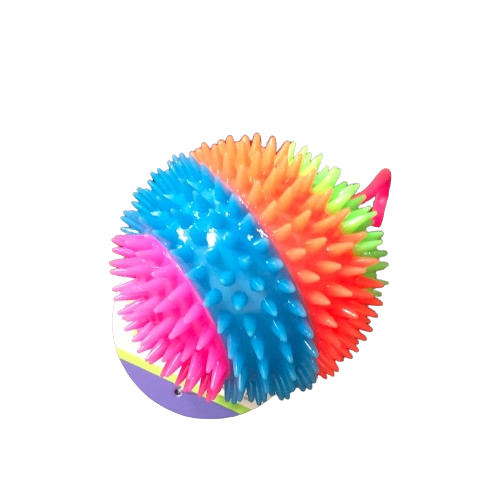 لعبة كلاب كرة مضيئة مع جرس- 8 سم