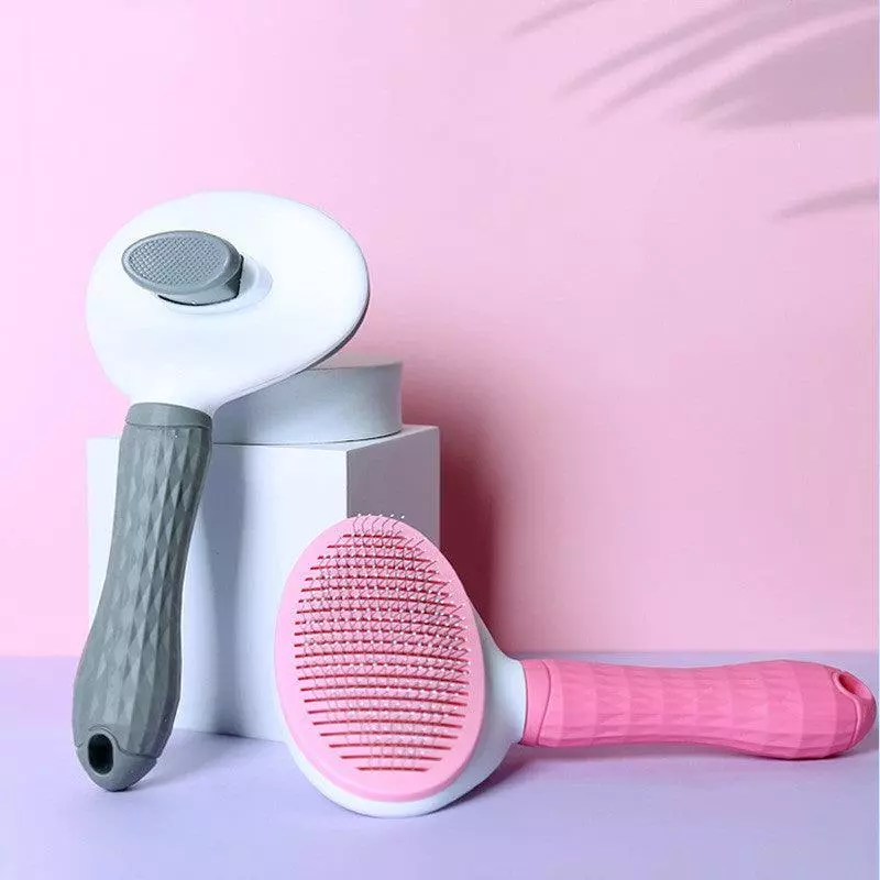 Round Colored Pet Grooming Brush