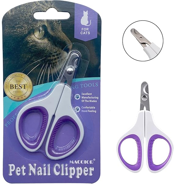 Turquoise Cat and Dog Nail Scissors
