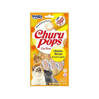 INABA Churu pops Cat Treat 8x12g - chicken recipe.