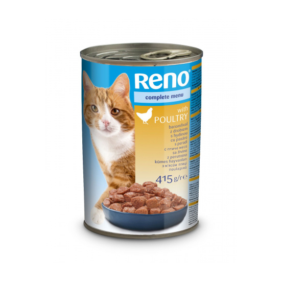 Reno Wet Cat Food with Chicken 415g