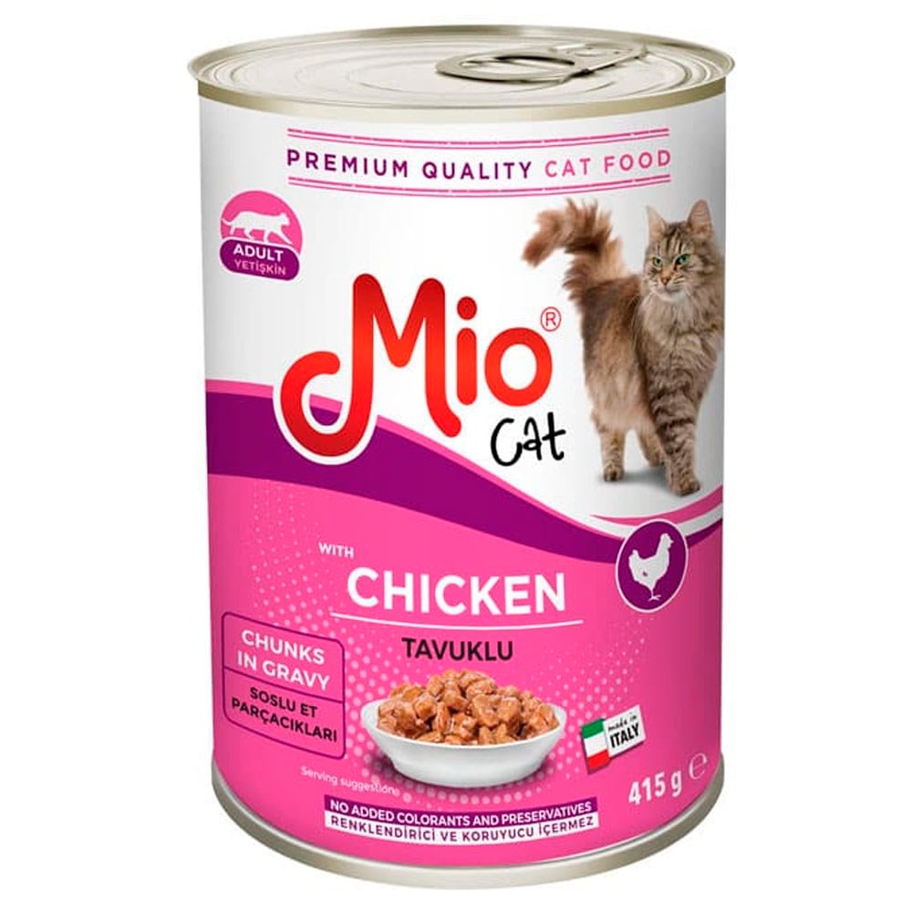 Mio wet Cat Food with Chicken 415g
