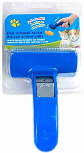 Small Cat and Dog Comb with Push Button