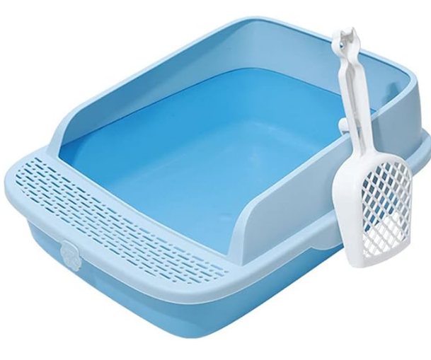 Semi Enclosed Cat Litter Box 40×30×16cm   