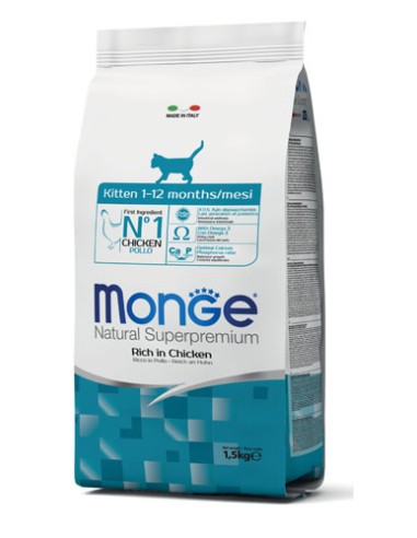 MONGE Chicken Kitten Dry food 1.5 kg