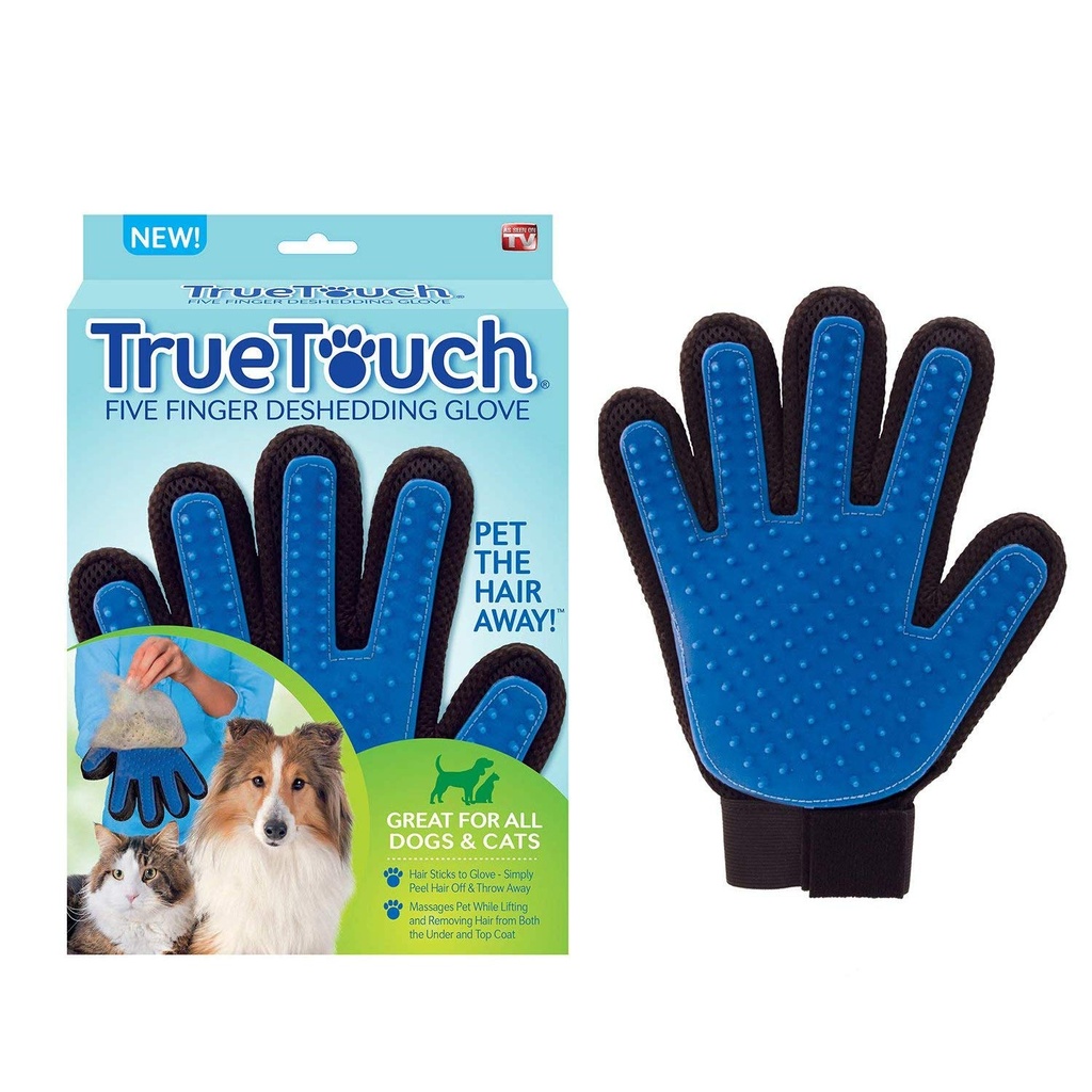 True Touch Cat & Dog Grooming Shedding Care Glove