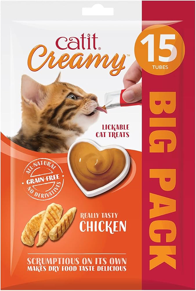 prodes creamy treat for cat with chicken 15g