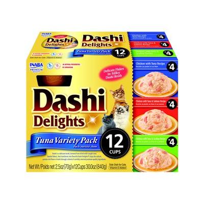 INABA Dashi Delight Cat Wet Food Tuna Variety 12x70g