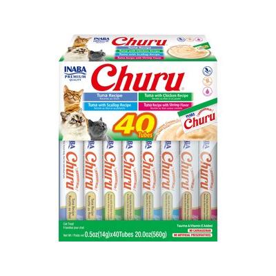 Churu Seafood Variety Cat Treats 40 Tubes