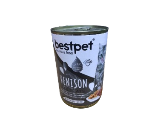 Bestpet Wet Cat Food with Venison 400g