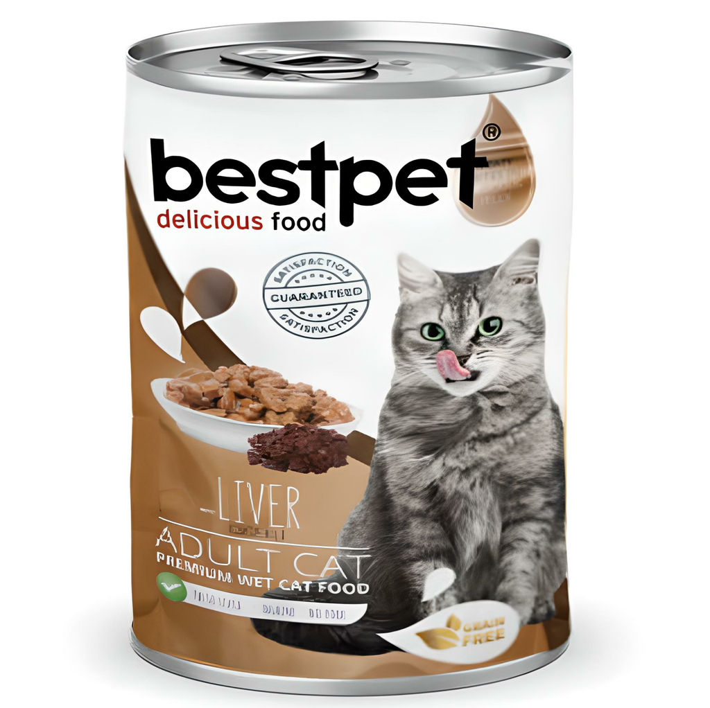 Bestpet Wet Cat Food with Liver 400g