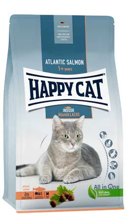Happy Cat Dry Food Indoor Atlantic Salmon - 1.3 kg
