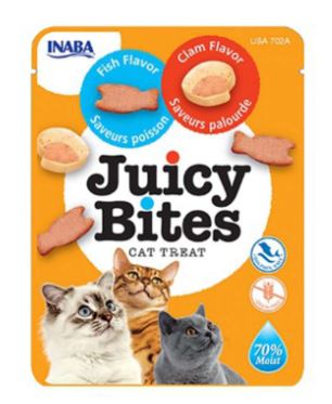 Inaba Juicy Bites Fish & Clam 11.3g