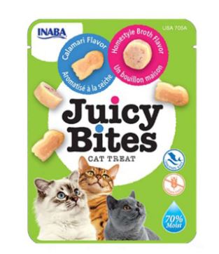 INABA Juicy Bites Cat Treat Calamari Flavor 11.3