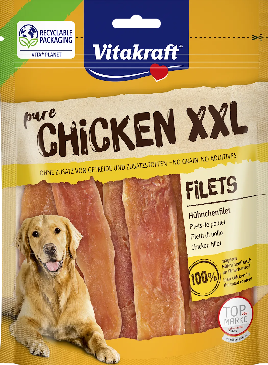 VitaKraft Dog Treat Pure Chicken 250g