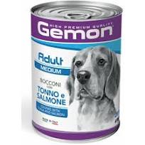 Gemon Tuna and Salmon Wet Adult Dogs Food 415 G