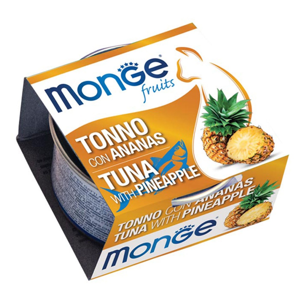 Monge Cat Wet Food 80g - fruits tuna & pineapple