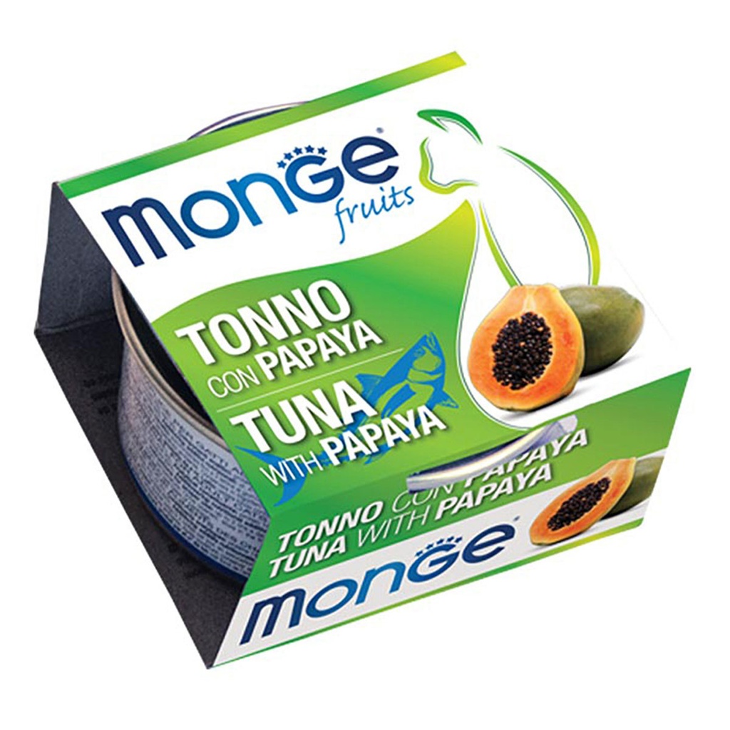 Monge Cat Wet Food Tuna & Papaya 80g