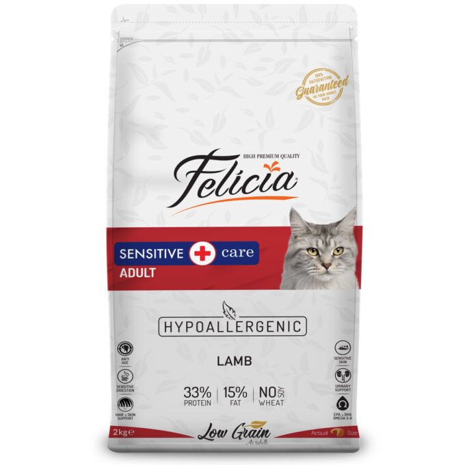 Felicia Adult Cat Food with Lamb - 2 kg