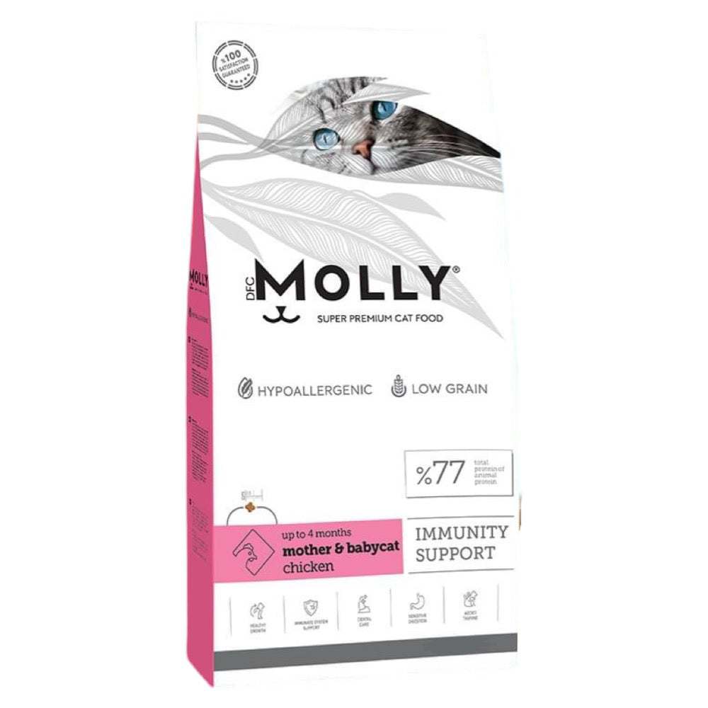 MOLLY Mother Babycat Kitten Food with Chicken - 2 kg