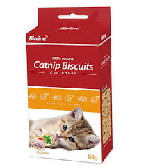 Bioline Catnip Biscuits Cod Flavor 80GM