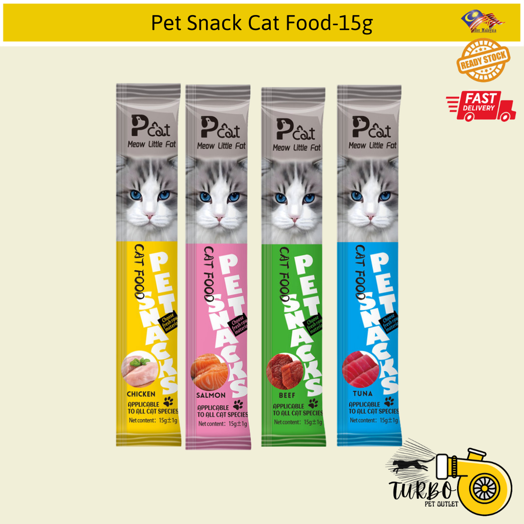 Pet Meow Little Fat Pet Snack Cat Food Tuna 15 Grams