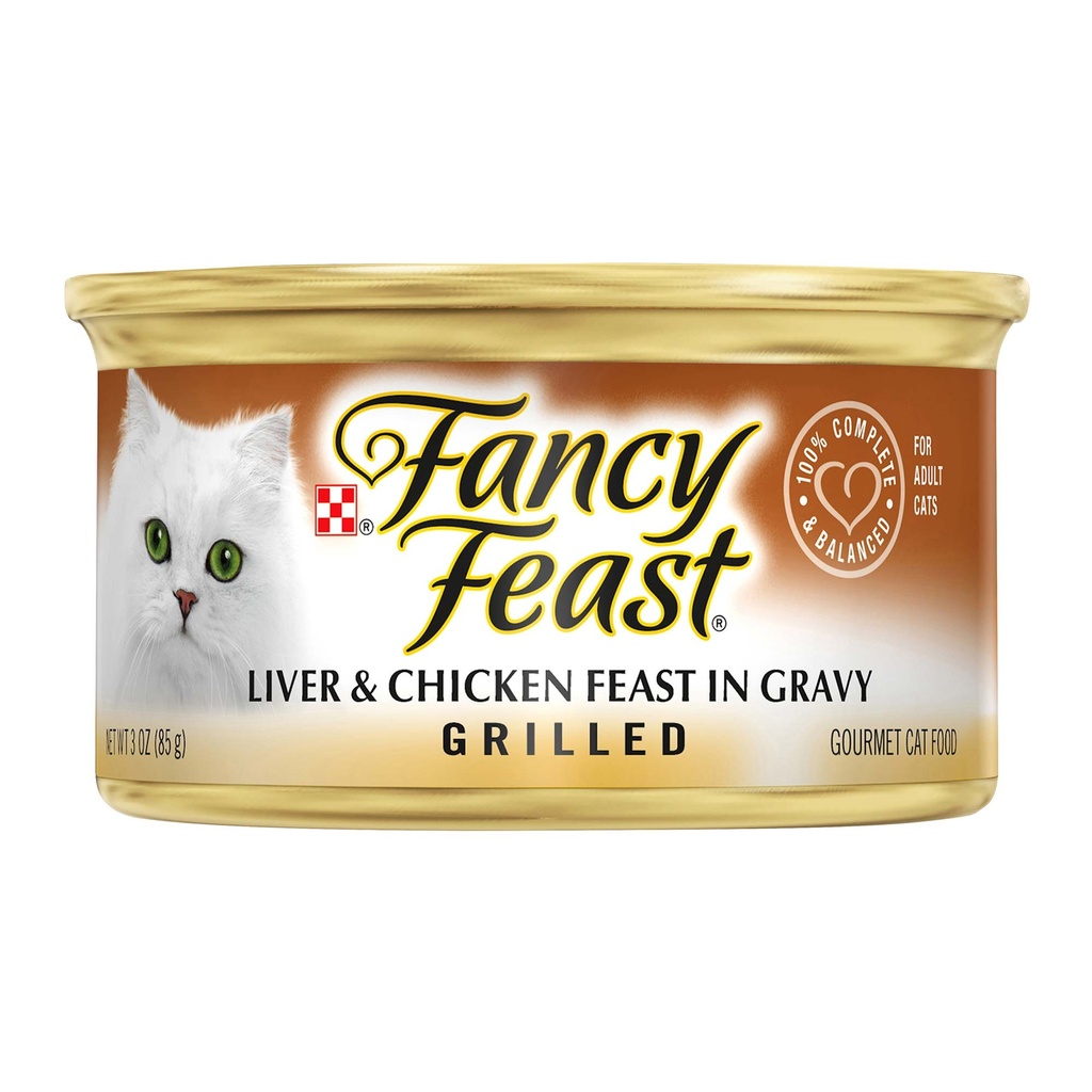Fancy Feast Grilled Liver & Chicken Adult Cat Food (85g)