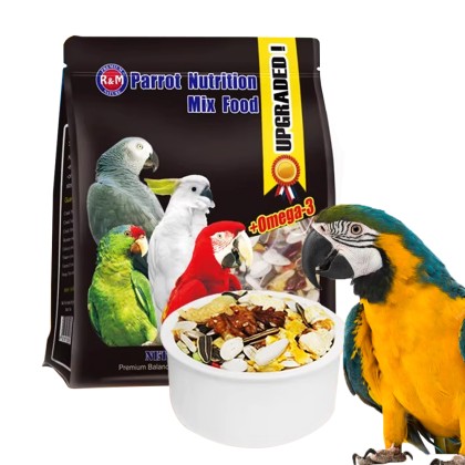R&m Bird Food Parrot Mix Food 1.36kg