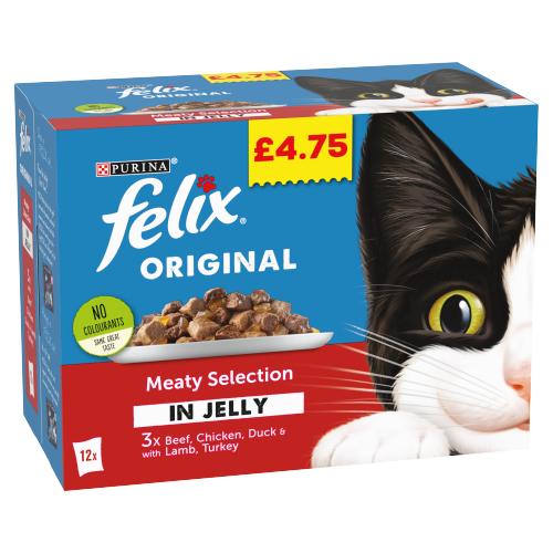 Felix Original Meaty Selection in Jelly (12 x 100g)