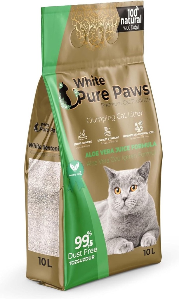 White Pure Paws Litter 10L