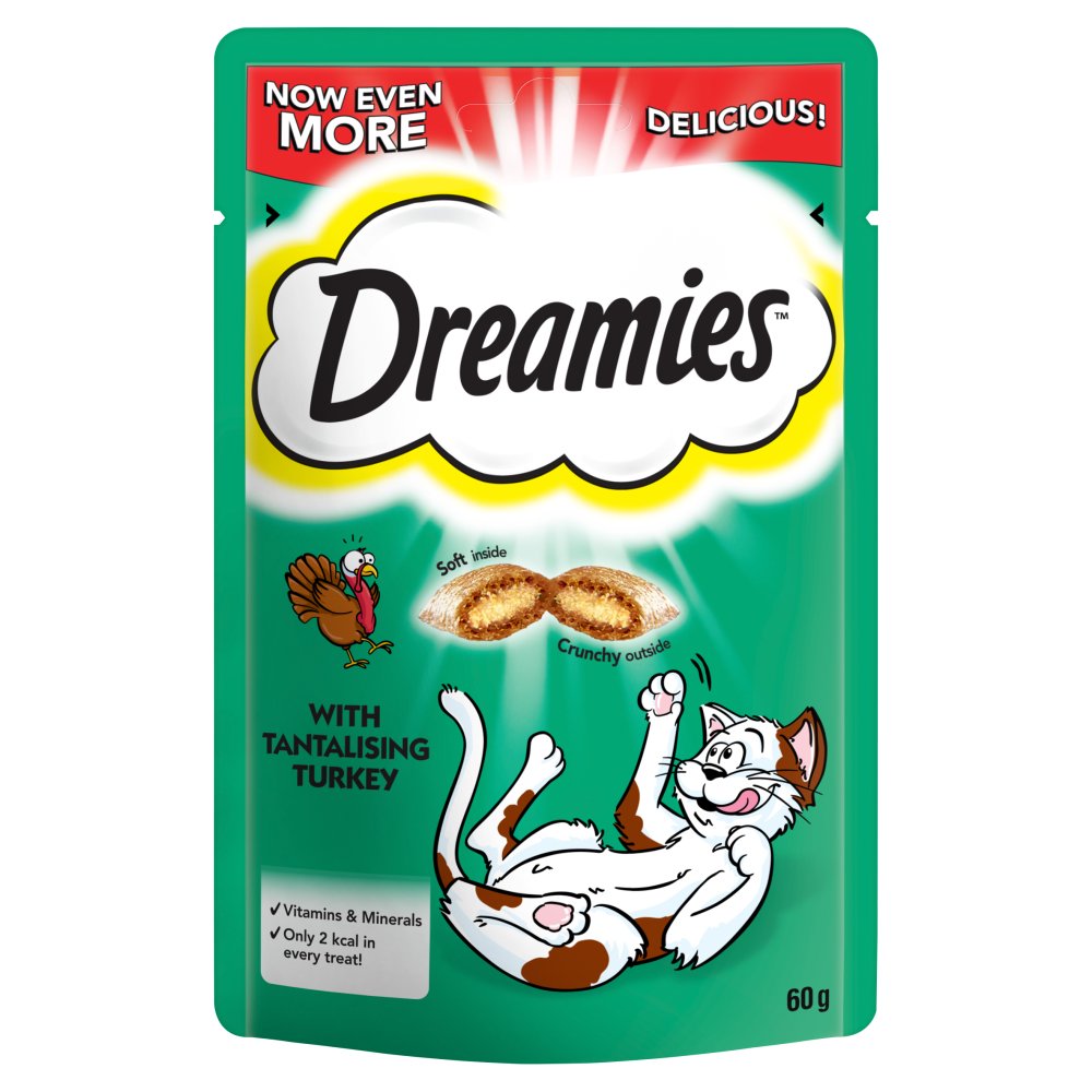 Dreamies Cat Treat 60g - turkey