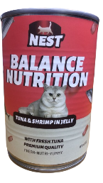 Nest Cat Wet Food 400g - tuna & shrimp