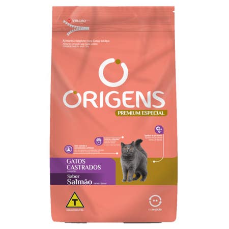 Origens Dry Food for Neutered Cats, Salmon Flavor, 10.1 kg