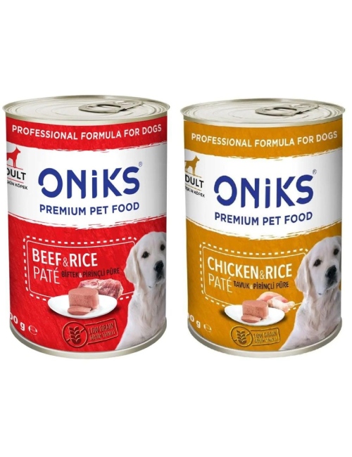 Oniks Canned Dog Food - Chicken Turkey with Carrot 400 g