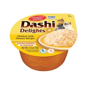 INABA Dashi Delight Cat Wet Food Chicken & Cheese 70g