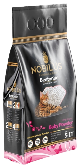 Nobilus Litter  Baby Powder Scent 5L