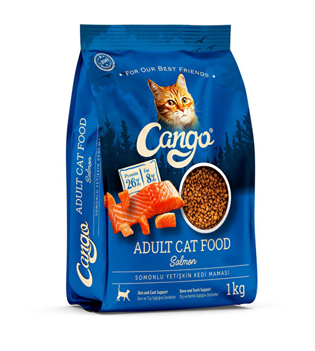 Cango Adult Cat Food Salmon 1KG 