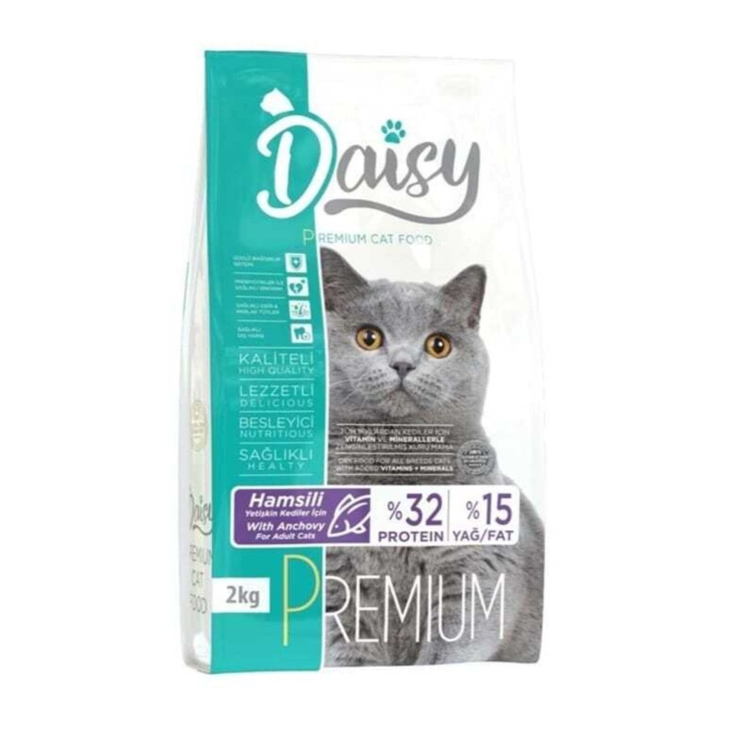 Daisy Premium Adult Cat Food with Anchovy 2 Kg 
