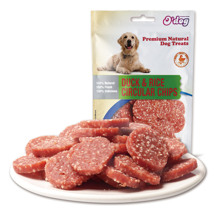 Odog Dog Treat 100g - duck & rice chips