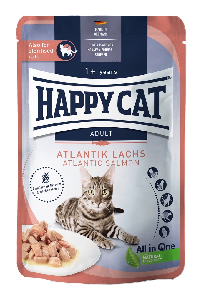 Happy Cat Meat in Sauce - Culinary Atlantic Salmon 85g 