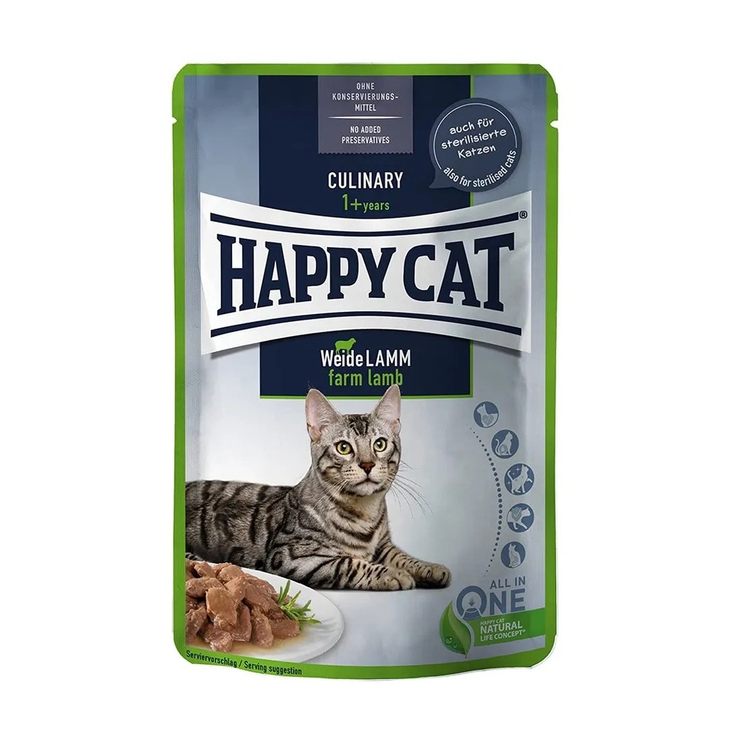 Happy Cat Cat Wet Food Farm Lamb 85g