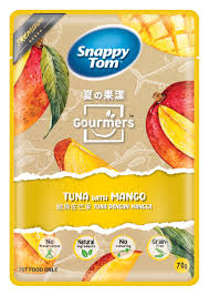 Snappy tom Cat Wet Food Tuna & Mango 70g