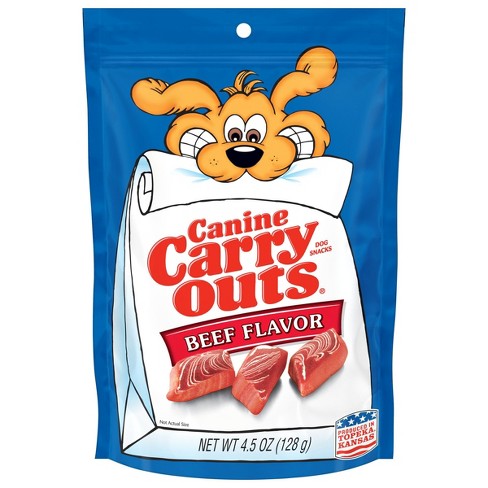 Canine Carry Outs Beef Flavor Dog Treats 127g 
