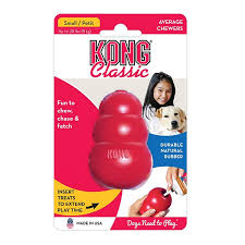 KONG Classic Rubber Dog Toy Red Small