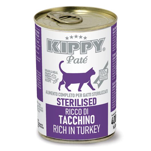 Kippy Pate Turkey for sterilized cats -400g