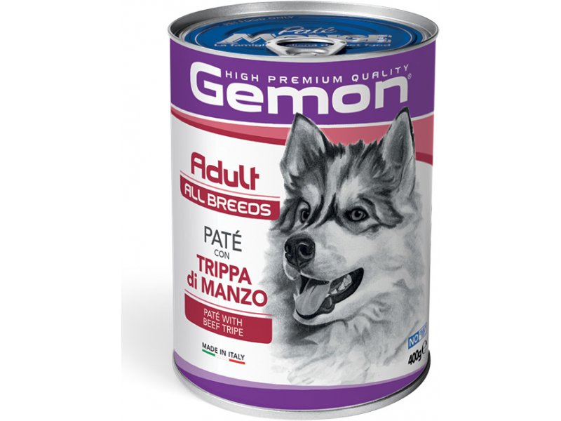 Gemon Paté with Beef Tripe for Adult Dogs 400g 