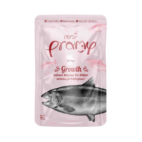 Pramy Wet Food for Kittens with Salmon 70g 