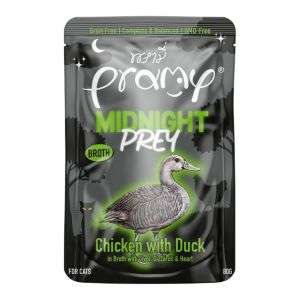 Pramy Midnight Prey Cat Wet Food Duck In Broth 80g