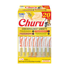 INABA Churu Cat Treat Chicken & Beef Variety 20x14g