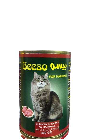 Peso Canned Food Chicken Chunks in Gravy for Hairball Control 400g 